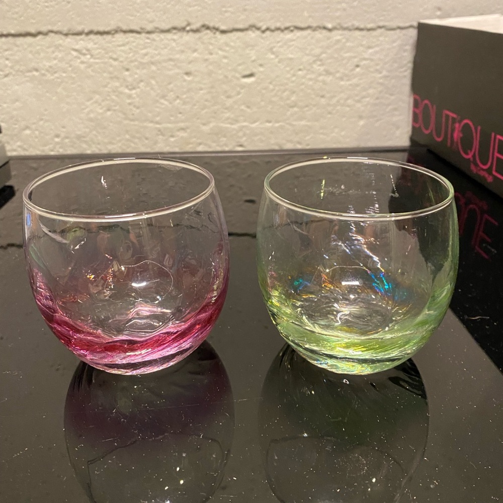 Round Candle Holders Set Of Two Libby’s glass